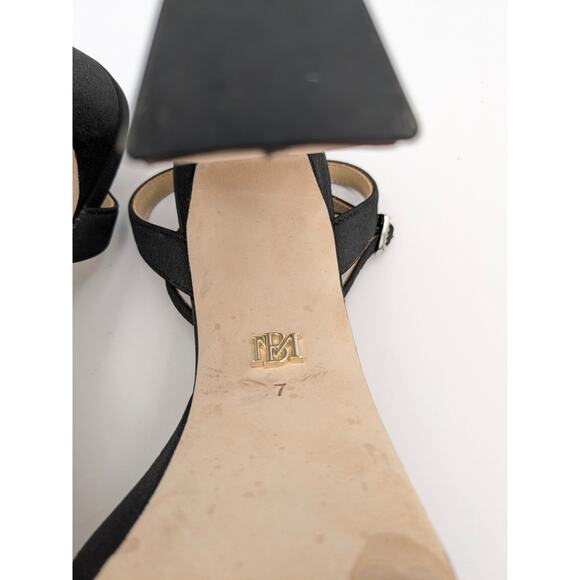 Badgley Mischka Women's Caia Platform Sandals in Black size US7 EU37.5 - Picture 16 of 16